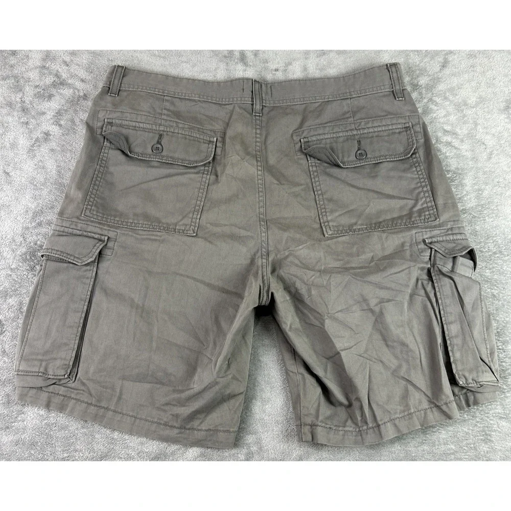 Levis‎ Signature 36 Gray Cargo Shorts Cotton Classic Outdoor Preppy Grunge y2k